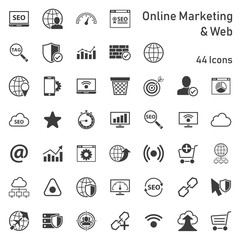 Online Marketing & Web - Iconset