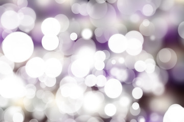 Abstract bokeh festive background with defocused lights