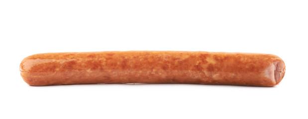 Hot dog sausage isolated