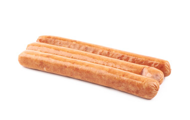 Hot dog sausage composition isolated