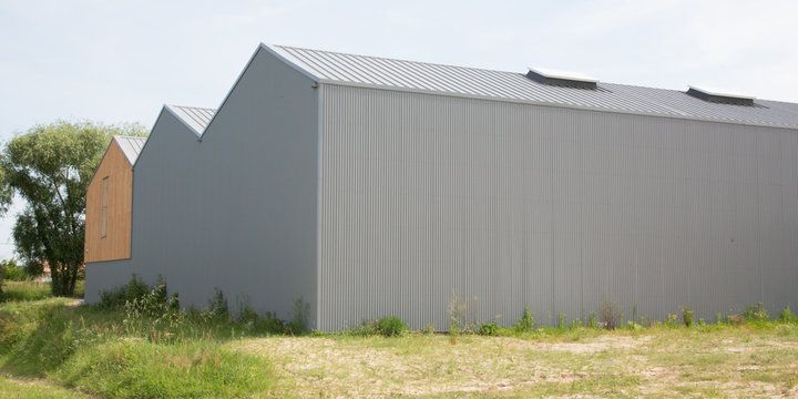 storage room for a company warehouse outdoors