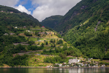 Fototapeta na wymiar Geiranger Norway