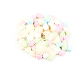 Pile of melted mini marshmallows