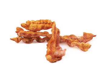 Fried bacon composition isolated
