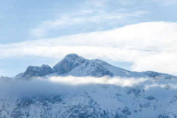 Fototapeta na wymiar Landscape in Italy with Dolomites Mountains