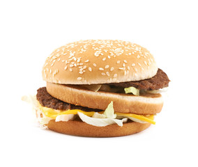 Generic burger composition isolated