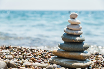 Stones pyramid