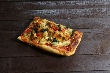 Selbstgebackene Pizza