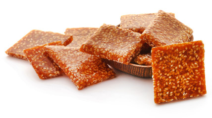 Sesame caramel candy