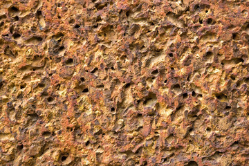 Colorful patterns of bricks for the background.