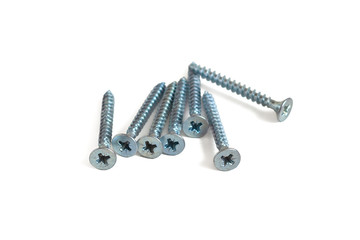 Tapping screws nickel-plated
