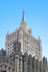 Fototapeta na wymiar The Stalin skyscraper