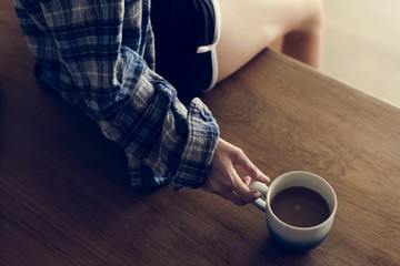 Woman lifestyle fashion shoot