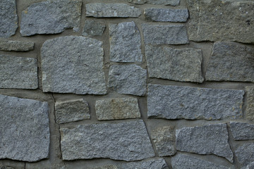 the stone wall of great stones and mortar