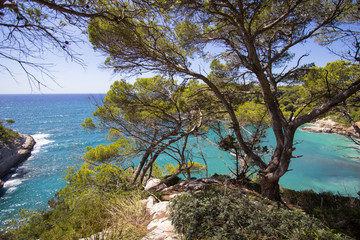 Seascape near Cala Mitjana, Menorca, Spain