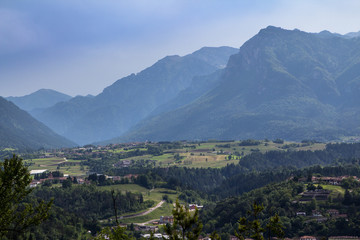 Fototapeta na wymiar Idyllic alpine landscape