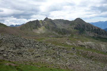 Fototapeta premium Lagorai mountain range in the eastern Alps in Trentino, Italy