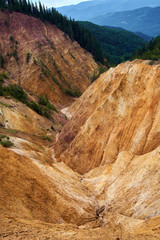 The Rusty Pit in Apuseni, Romania