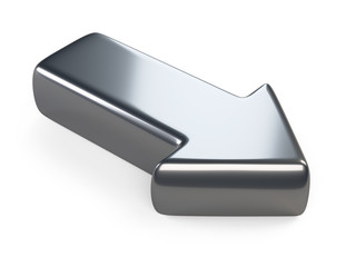 Steel arrow an o a plane.