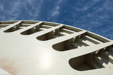 White giant coil with a beautiful design, used in oil and gas vessels 