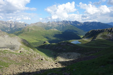 Fototapeta premium Lagorai mountain range in the eastern Alps in Trentino, Italy