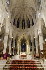 Innenansicht, St. Patricks Cathedral in Manhattan, New York City, New York, USA, Nordamerika