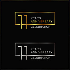 11th years anniversary celebration background