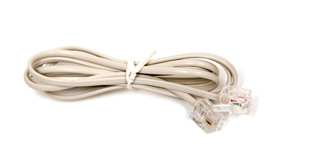 ethernet cable isolated on a white background