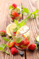 detox water with fruits