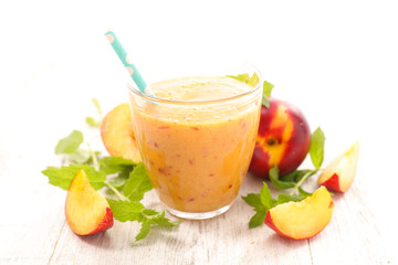 peach smoothie, juice