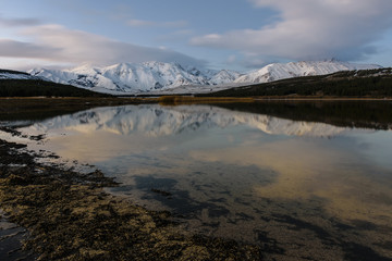 Fototapeta premium Winter landscape. - Patagonia, Argentina