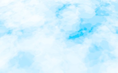 Fototapeta na wymiar Background of abstract white color smoke isolated on blue color background. The wall of white fog. 3D illustration