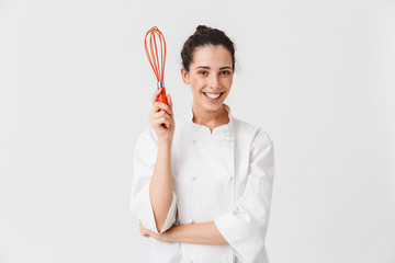 Portrait of a smiling young woman cook