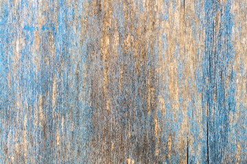 Top views. Blue vintage wood background. Blue abstract background.