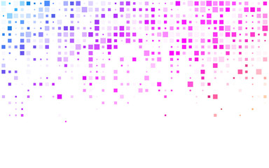 White background with colorful geometric pattern.