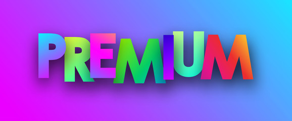 Obraz premium Colorful spectrum premium background.