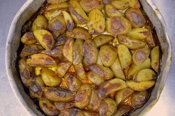 Roasted skin potatos