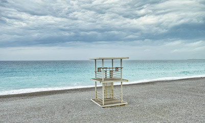 Supervisory board on the beach