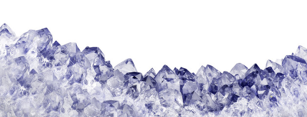 isolated blue sapphire long crystal stripe - obrazy, fototapety, plakaty