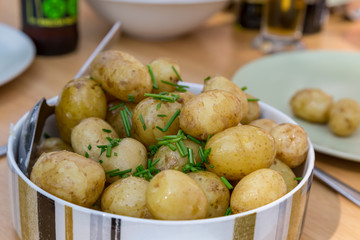 A Bowl of New Potatoes