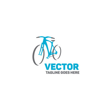 Vector bicycle logo.
