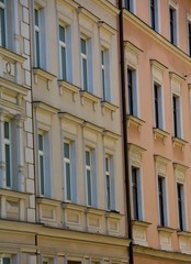 Nice historical building front with lots of window