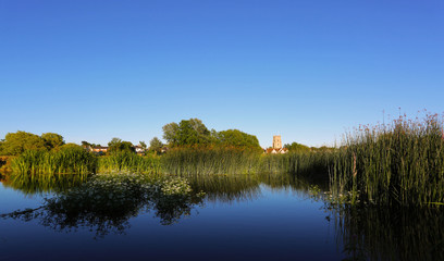 Obraz premium River Scene Sudbury