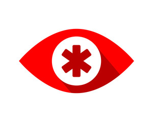 eye health medical medicare health care pharmacy clinic image vector icon logo