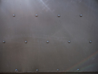 Metal texture of military equipment of protective color
