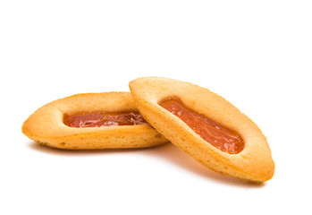biscuits with jam isolated