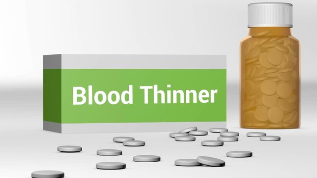 Blood Thinner Healthcare concept