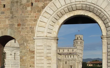 Crédence de cuisine en verre imprimé Piazza dei Miracoli a Pisa - Italia