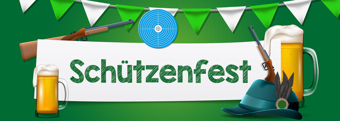Schützenfest. Zielscheibe - Schützenfest