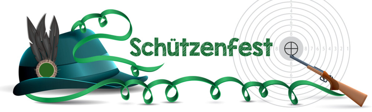 Sch&uuml;tzenfest. Zielscheibe - Sch&uuml;tzenfest